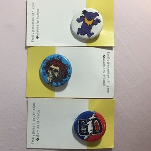 Grateful Dead Buttons